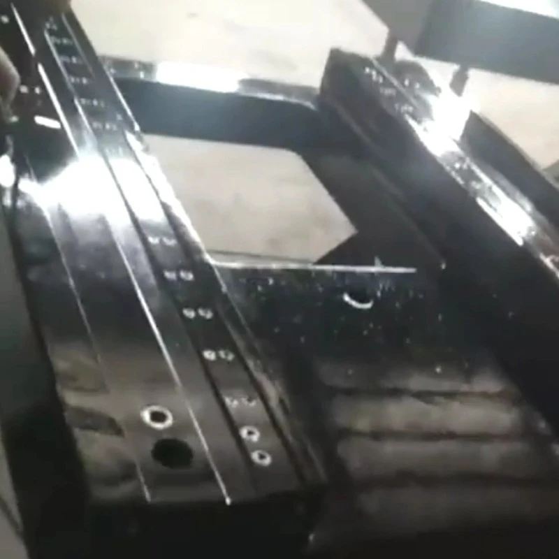 Ang mga sangkap na granite ay naproseso at kasalukuyang nasa ilalim ng inspeksyon