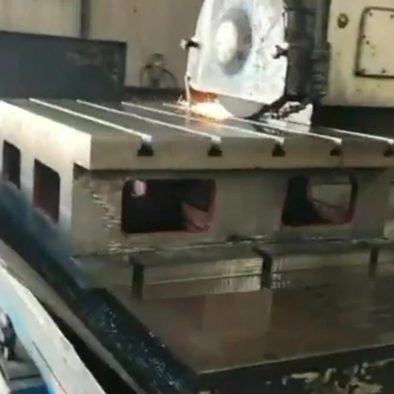 Mga video ng pagproseso ng T slot cast iron square box